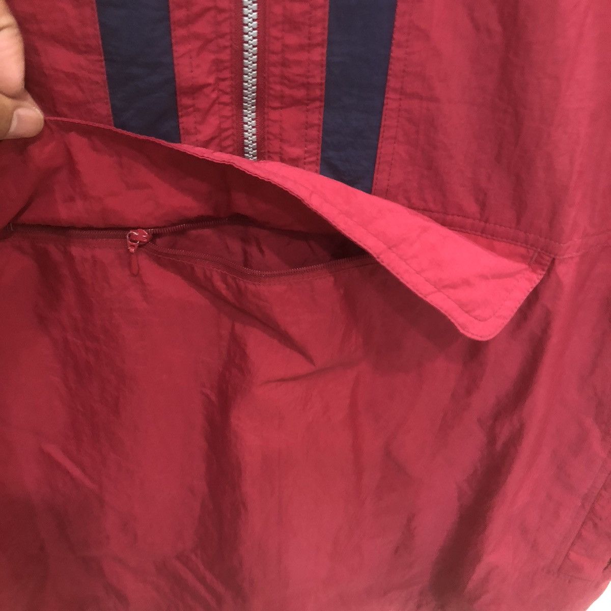 Nike × Vintage Vintage Nike Anorak half Zip Oversize Windbreaker Size US XL / EU 56 / 4 - 4 Thumbnail