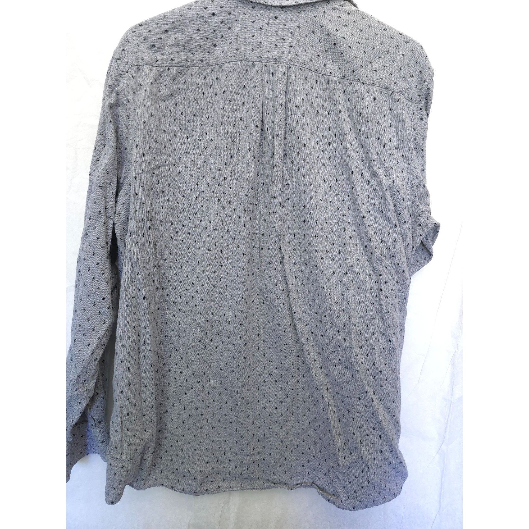Other Rowm XLT 100% Cotton Light Blue/Gray Long Sleeve Button-Up S Size US XL / EU 56 / 4 - 3 Thumbnail