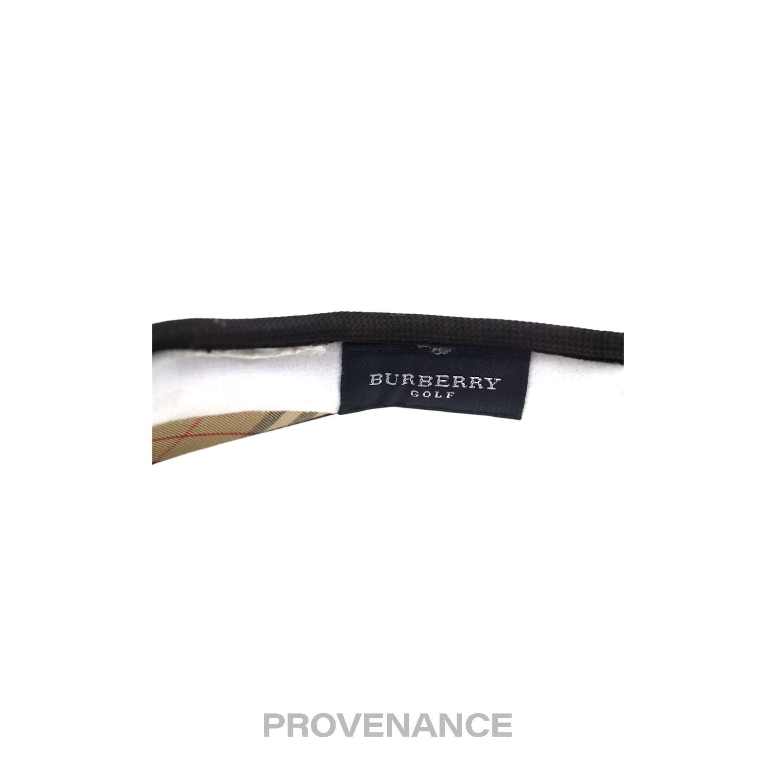 Burberry 🔴 Burberry Golf Visor - Nova Check Black Size ONE SIZE - 7 Thumbnail