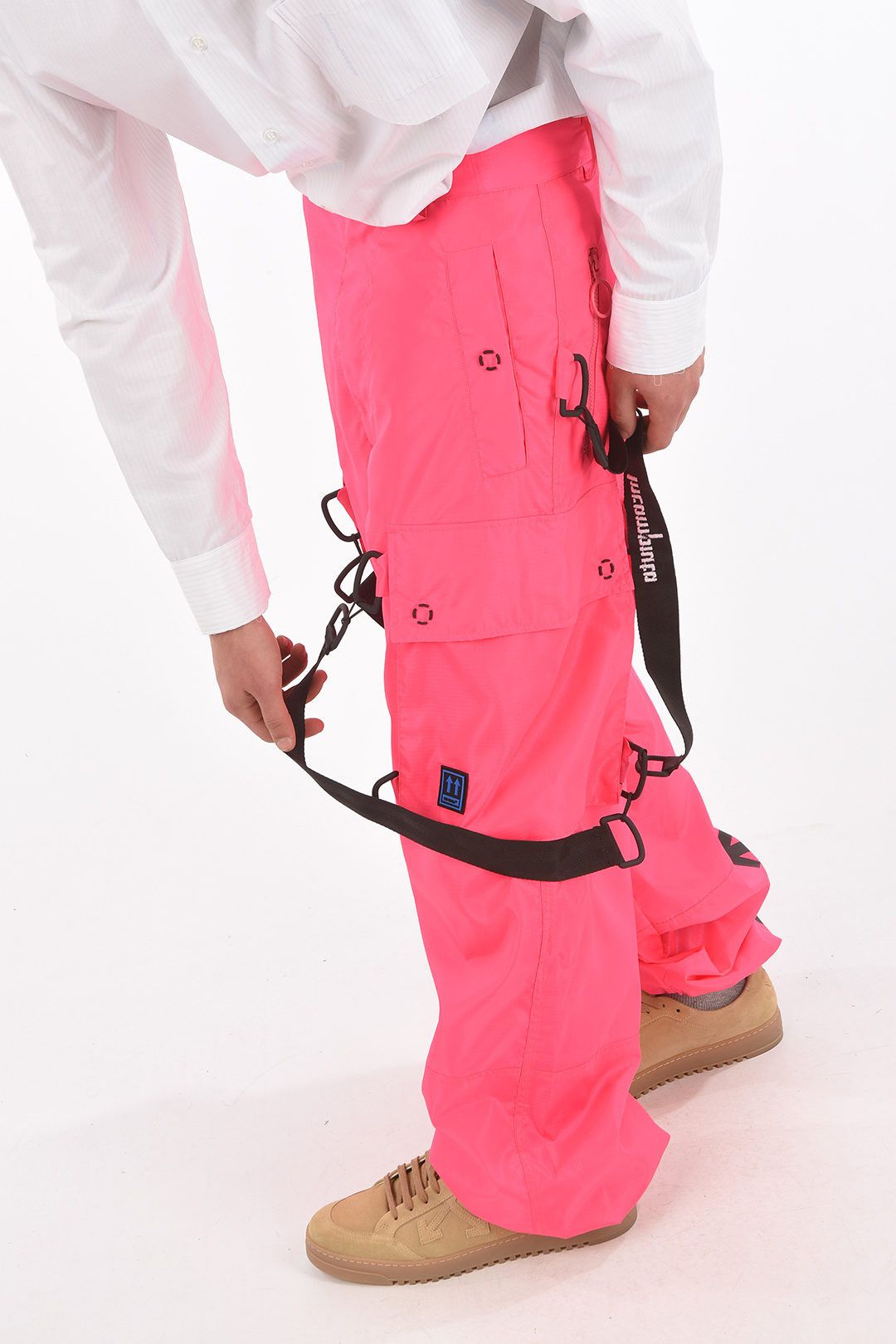 Off-White o1y0225 Cargo Pant in Pink Size US 38 / EU 54 - 2 Thumbnail