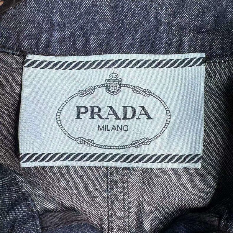 Prada Prada Sleeveless denim dress 2503-Nextarrow Size XS / US 0-2 / IT 36-38 - 3 Thumbnail