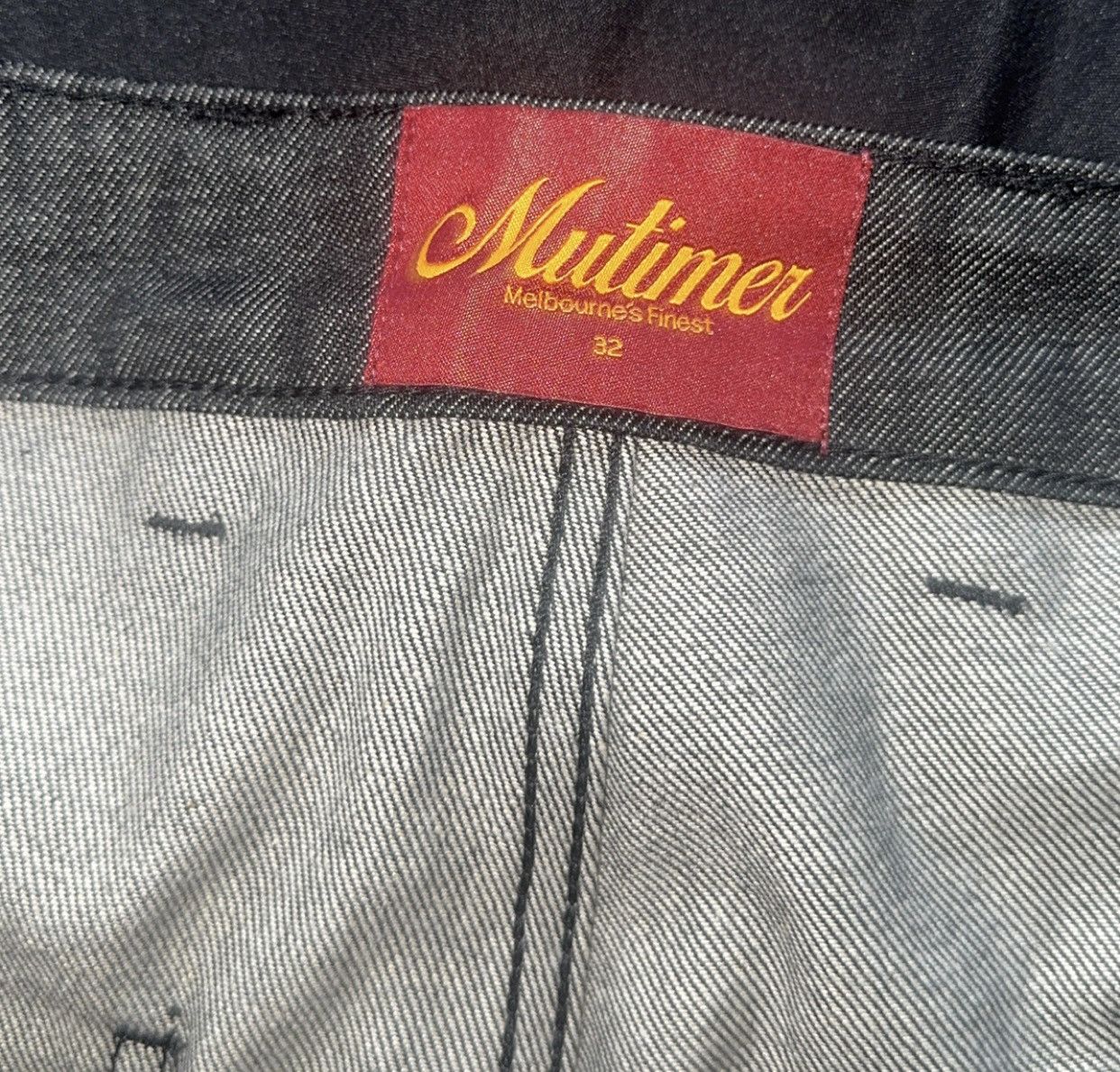 Mutimer MUTIMER RAW BLACK PLEATED SHORTS Size US 32 / EU 48 - 3 Thumbnail
