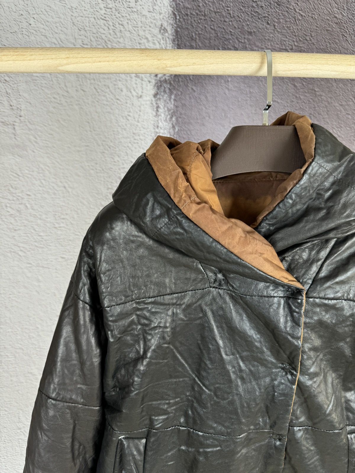 Other Salvatore SANTORO reversible leather jacket black/brown 40 Size S / US 4 / IT 40 - 4 Thumbnail