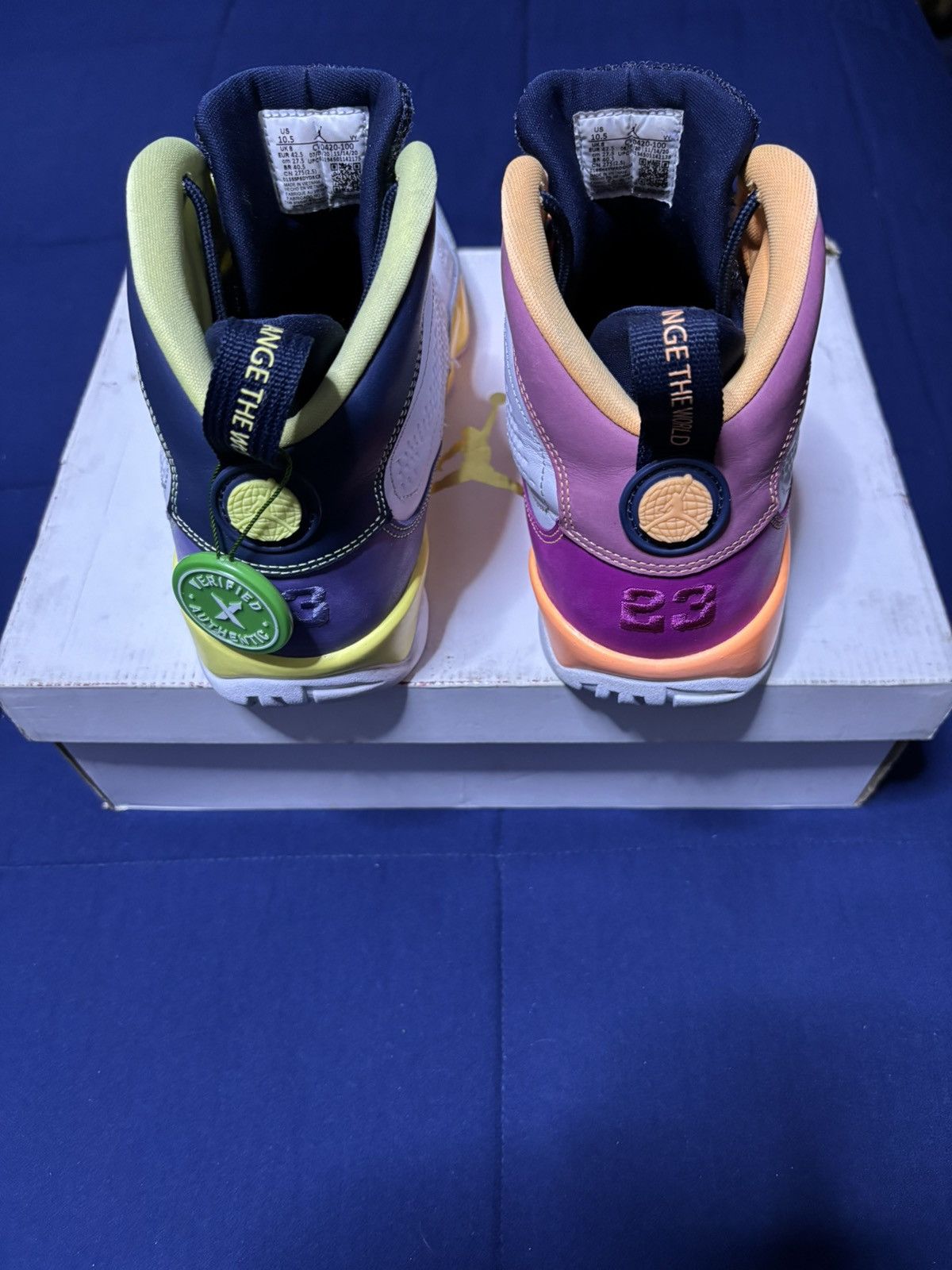 Jordan Brand Jordan 9 Retro Change The World 2021 Size 9M/10.5W Size US 9 / EU 42 - 4 Thumbnail