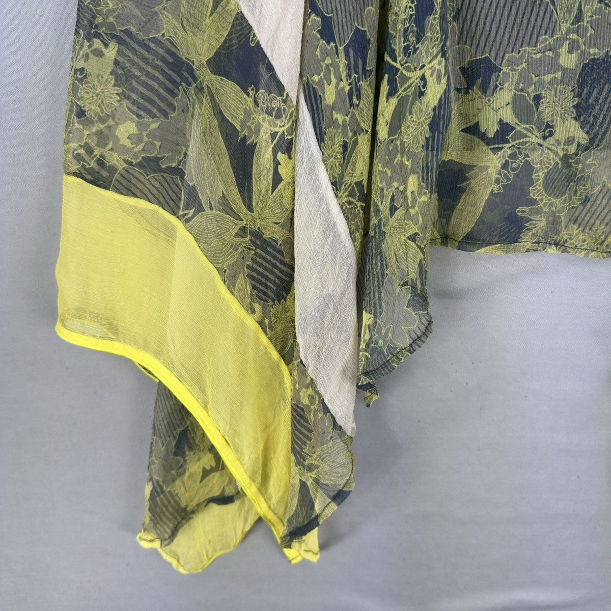 Diesel Diesel Sheer Silk Asymmetrical Cape/Skirt Size ONE SIZE - 3 Thumbnail