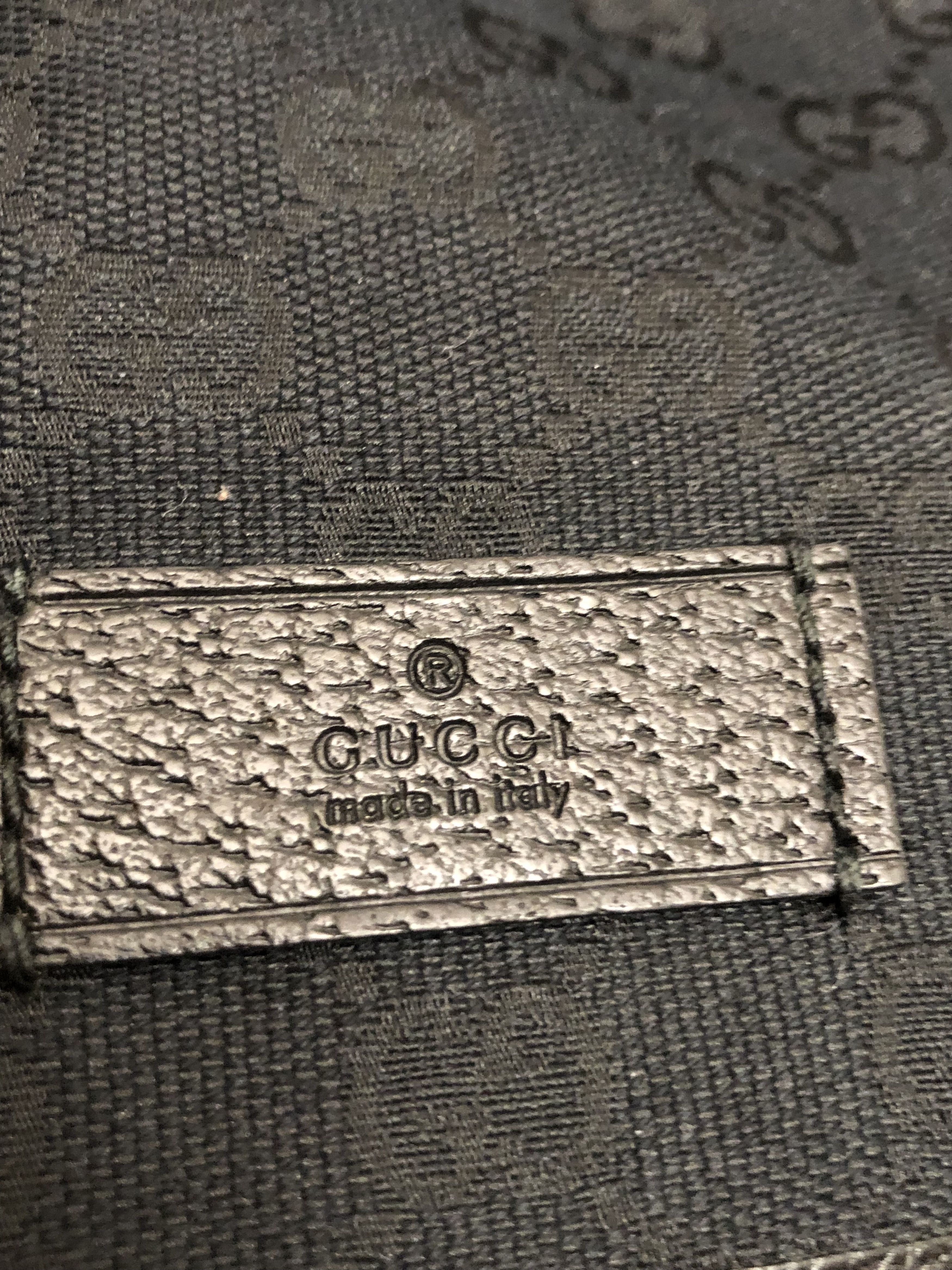 Gucci Gucci GG Monogram Web Canvas Messenger Bag Black Size ONE SIZE - 10 Thumbnail