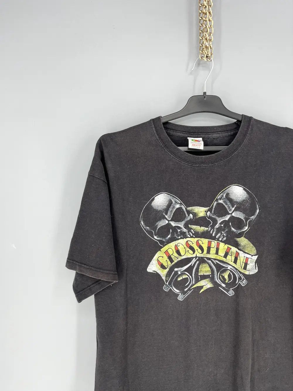 Band Tees Crossplane Skulls Vintage Y2K Rock Metal Size XL Black Size US XL / EU 56 / 4 - 4 Thumbnail