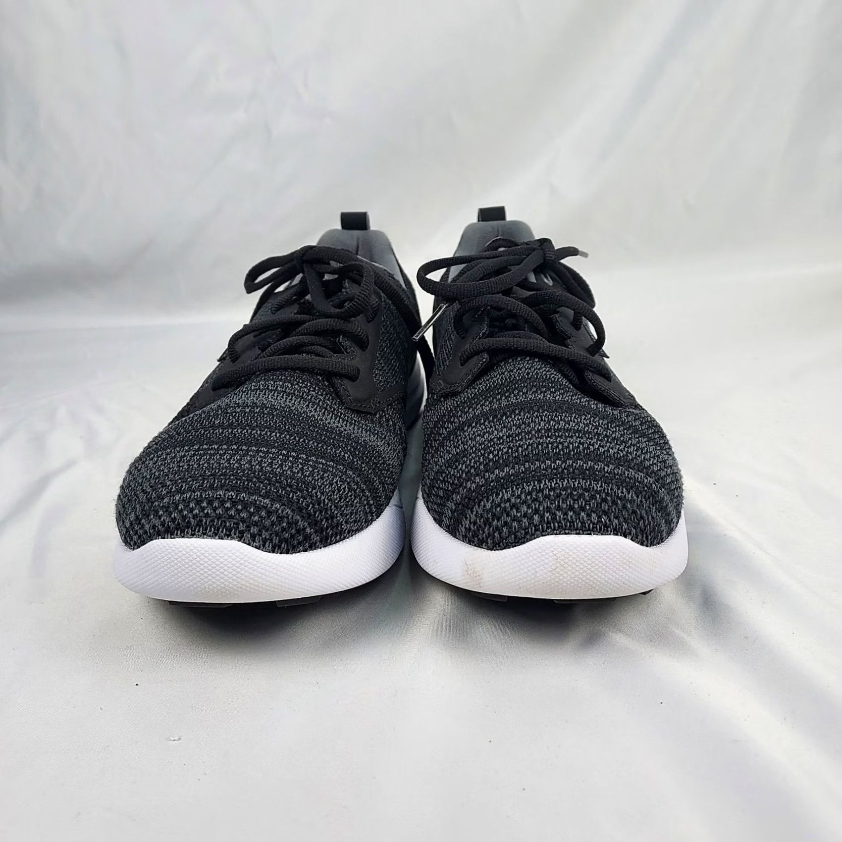 TravisMathew TravisMathew Mens 10 Knit Sneakers Black Grey Lace Up Casual Walking Sneaker Mens Shoes Shoes? Size US 10 / EU 43 - 5 Thumbnail