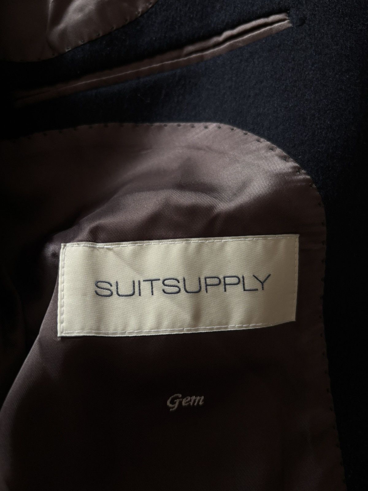 Suitsupply Suitssuply vicenza men wool navy coat Size US S / EU 44-46 / 1 - 9 Thumbnail