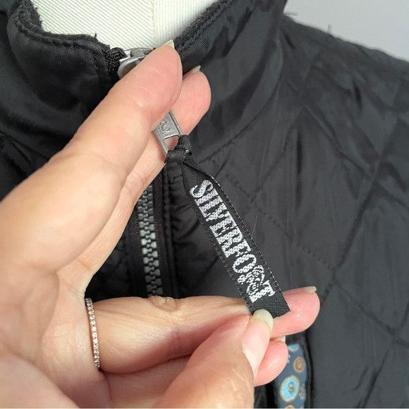 Handmade Silverfoot Black Quilted Vest - handmade in Squamish BC 🇨🇦 Size S / US 4 / IT 40 - 4 Thumbnail