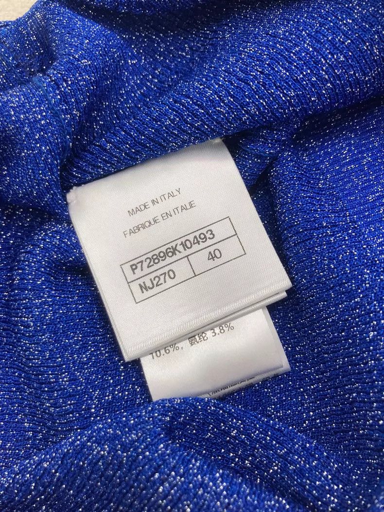 Chanel Chanel Blue sequin bottom strap vest Size S / US 4 / IT 40 - 5 Thumbnail