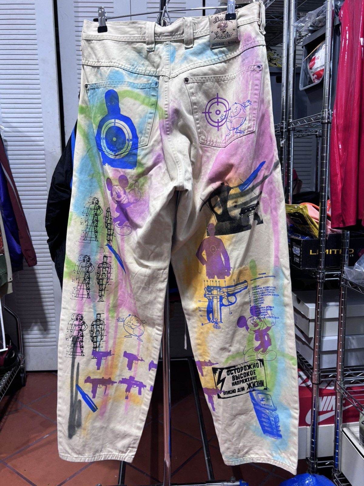 Diesel Custom Baggy Carpenter Jeans Size US 33 - 6 Thumbnail