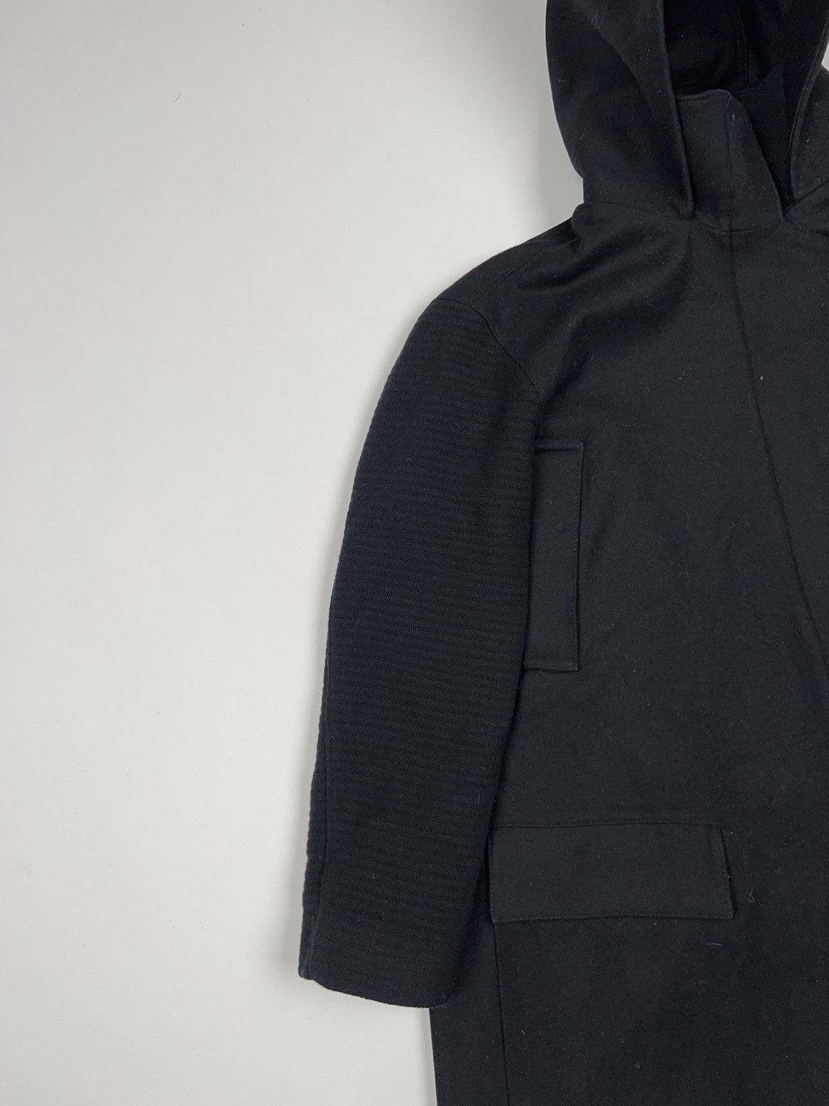 Allsaints Allsaints Odetta Parka Oversized Wool Asymmetrical Coat Size S / US 4 / IT 40 - 9 Thumbnail