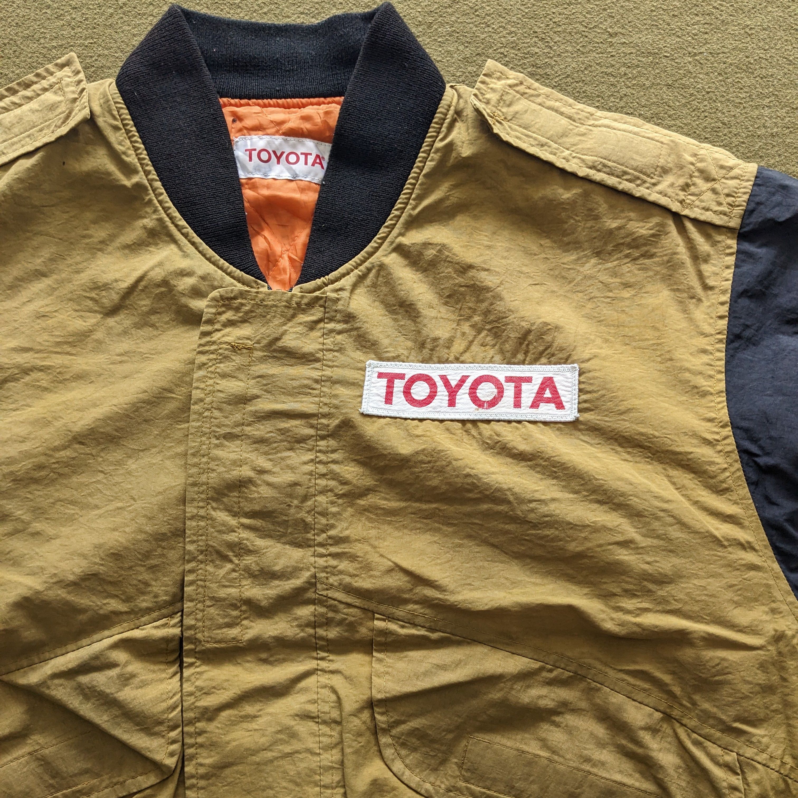Other Vintage TOYOTA Motorsports Racing Bomber Jacket Size US L / EU 52-54 / 3 - 3 Thumbnail