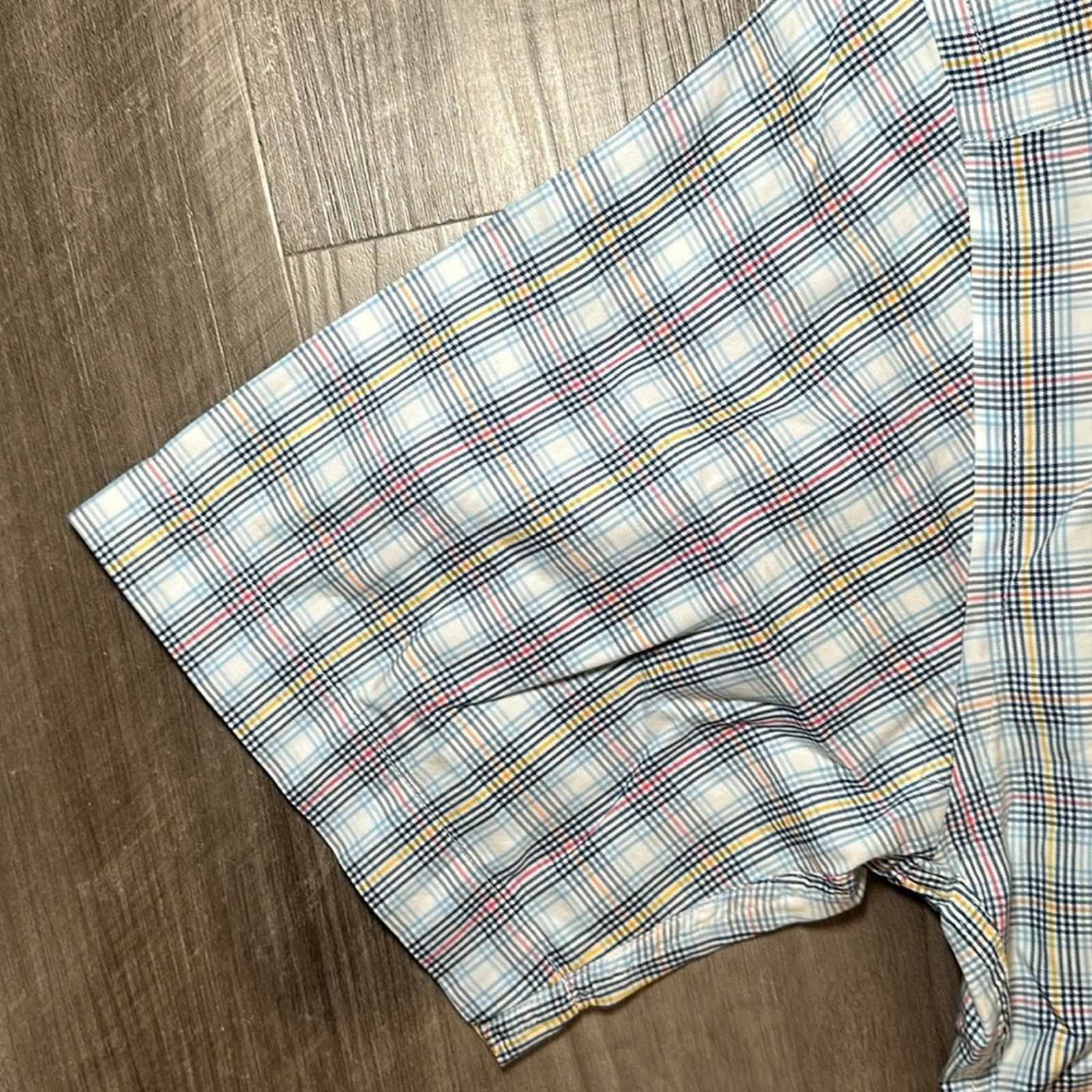 Peter Millar Peter Millar Short Sleeve Button Down - Large Size US L / EU 52-54 / 3 - 4 Thumbnail