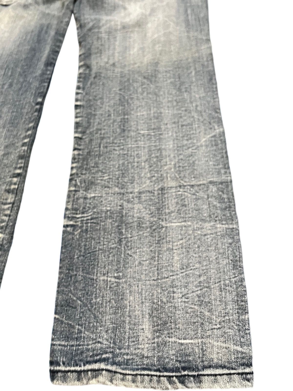 Who Decides War Vintage Originalstyle Double Waist Distressed Denim Size US 31 - 11 Thumbnail