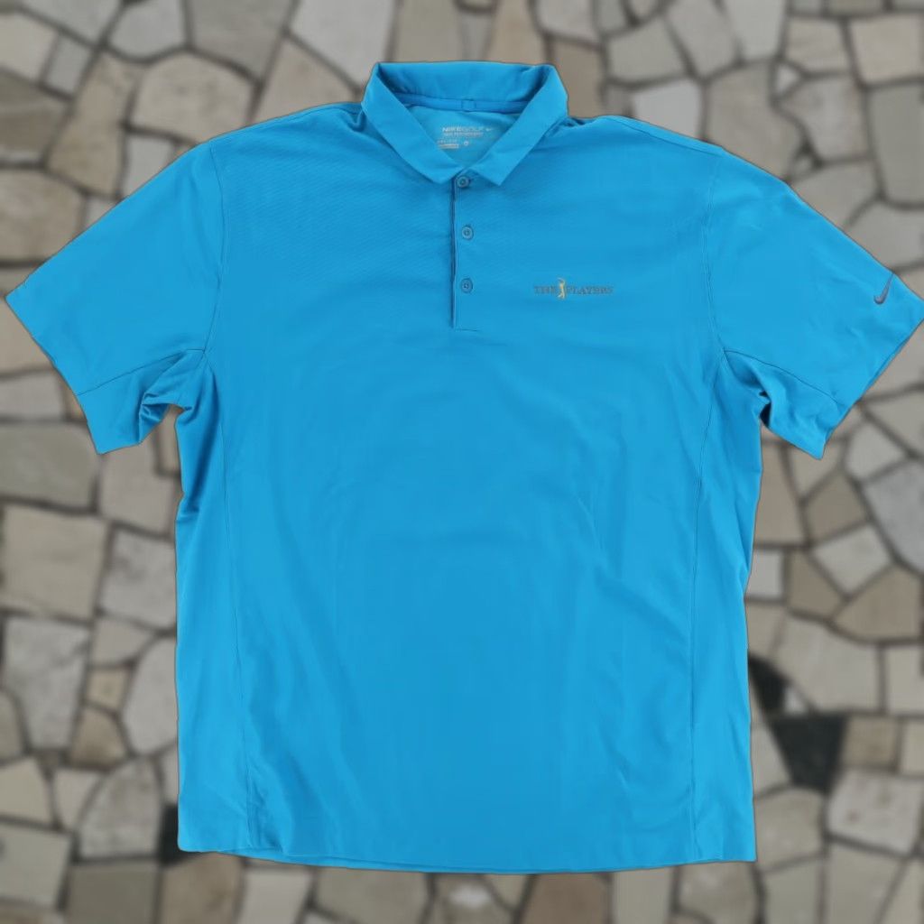 Nike Nike Polo Shirt The Players Sawgrass Blue Men's XL Shirt Size US XL / EU 56 / 4 - 1 Thumbnail
