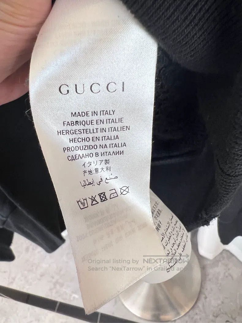 Gucci Gucci Black retro old destruction block colour block Logo Size US S / EU 44-46 / 1 - 7 Thumbnail