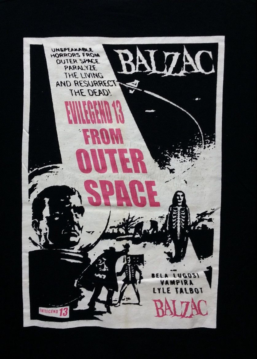 Band Tees VINTAGE 90'S BALZAC,JAPAN PUNK ROCK BAND PROMO ALBUM T SHIRT Size US M / EU 48-50 / 2 - 3 Thumbnail