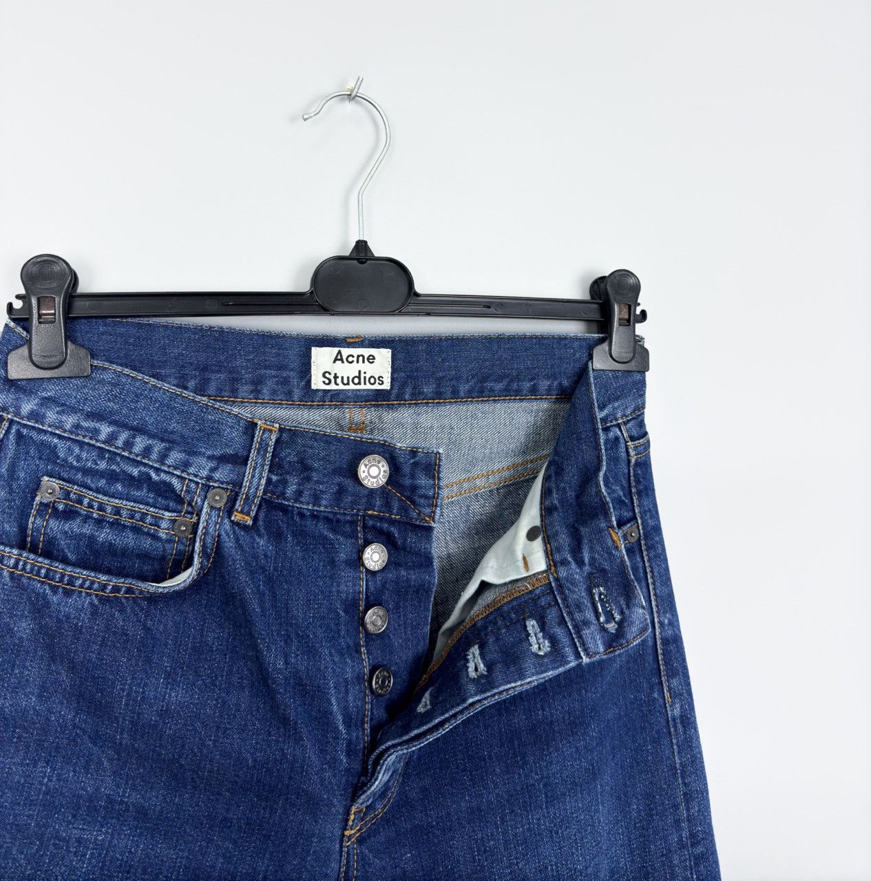 Acne Studios ACNE Studios Shore Indigo Selvedge Denim Jeans W26 L32 Size 26" / US 2 / IT 38 - 3 Thumbnail