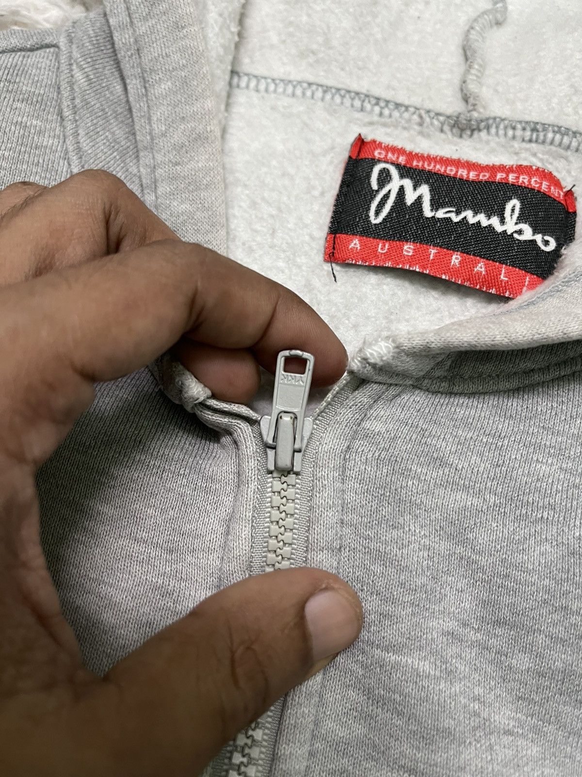 Mambo 1989 MAMBO “QUALITY YOU CAN TRUST” HOODIE ZIP UP DISTRESSED Size US M / EU 48-50 / 2 - 9 Thumbnail