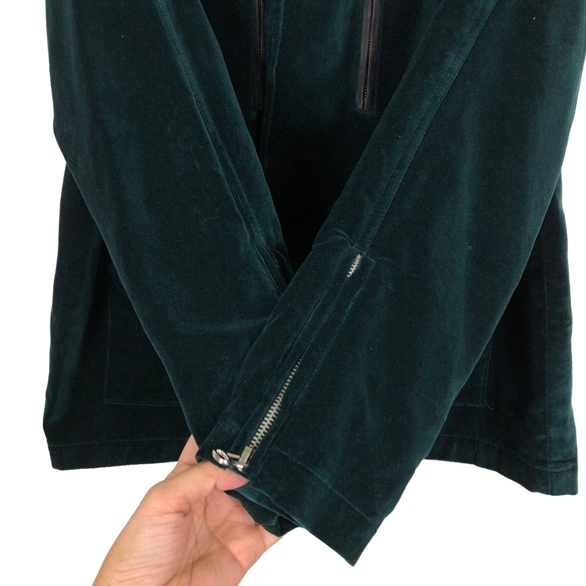 Issey Miyake 🔥Biker Jacket Velvet Rare Pocket Phono Japan Issey Miyake Size US M / EU 48-50 / 2 - 15 Thumbnail