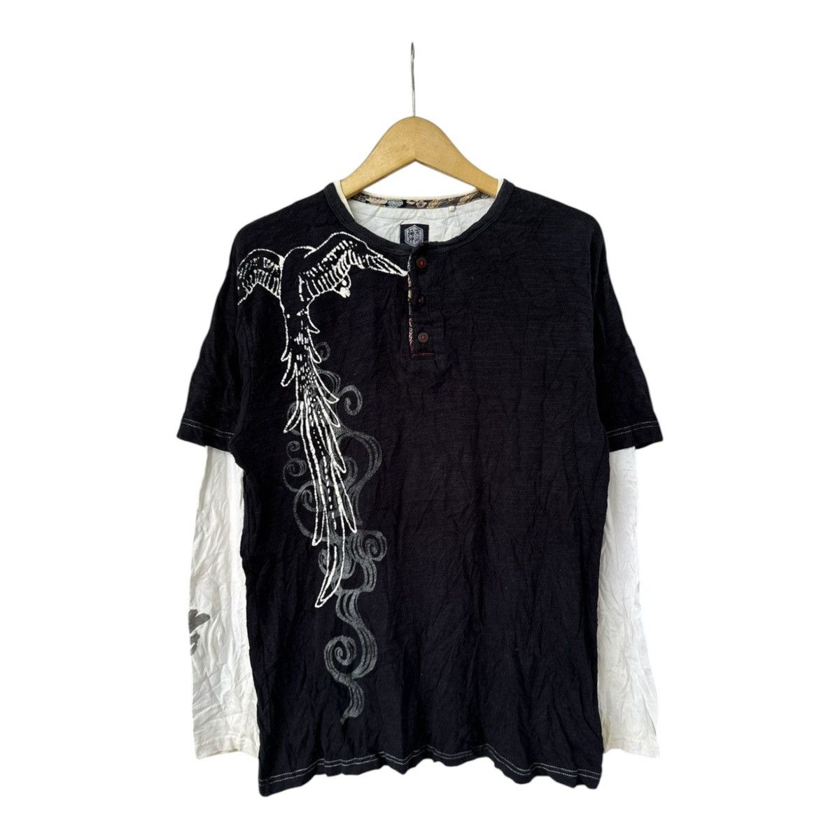 Japanese Brand GOOD CONDITION POEM DOUBLE LAYER HARAJUKU JAPANESE STYLE Size US M / EU 48-50 / 2 - 1 Thumbnail