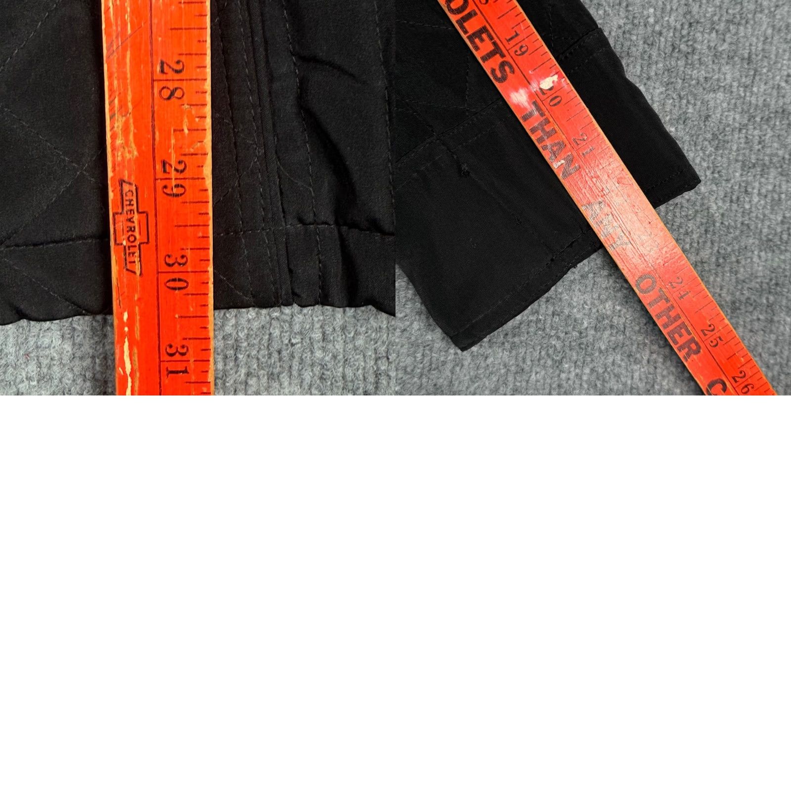 Vintage Braetan Quilted Jacket Coat Womens S Black Full Zip Hooded Minimalist Outerwear Winter Fall Smart Workwear Size S / US 4 / IT 40 - 8 Thumbnail