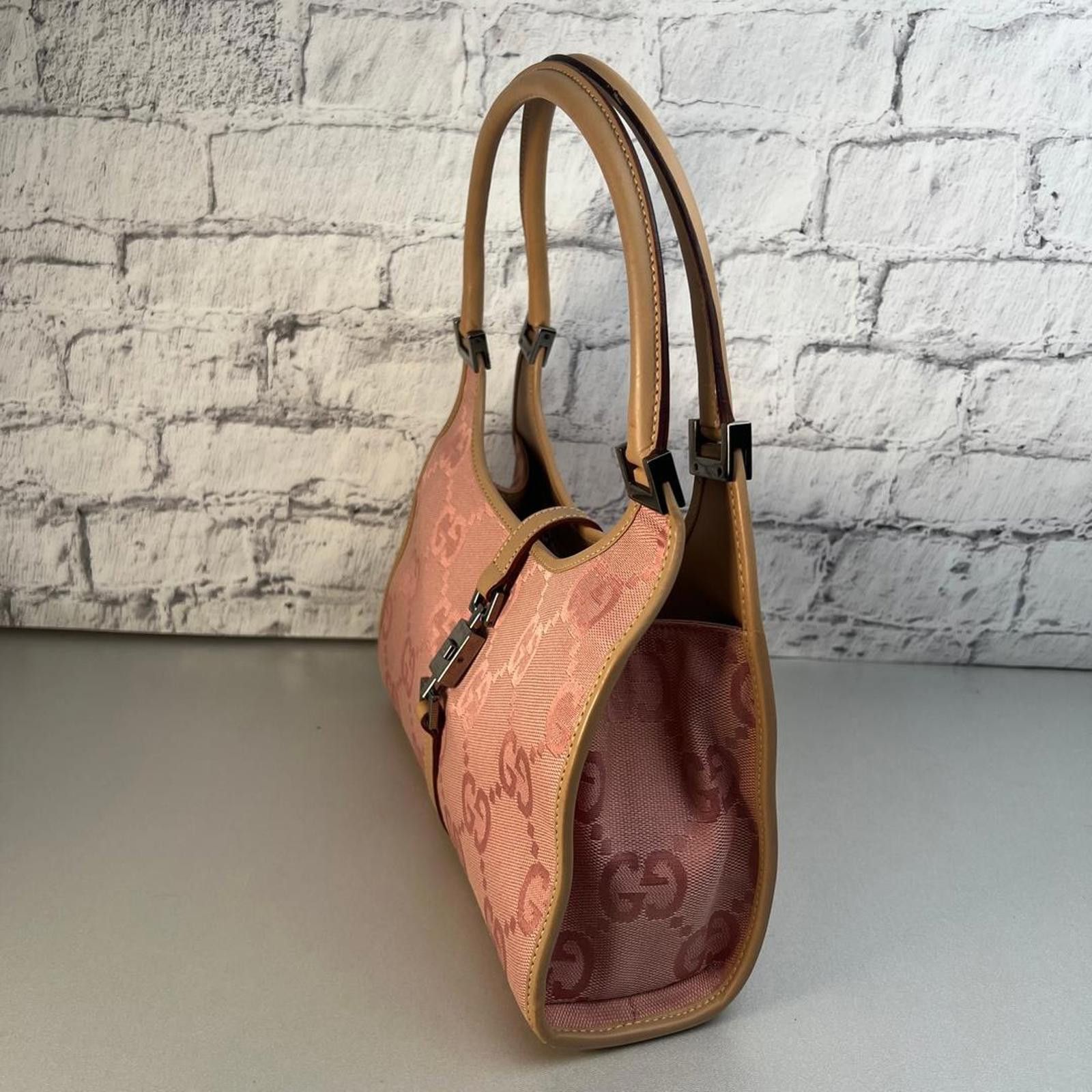 Gucci Gucci - Pink GG Canvas Shoulder Bag Size ONE SIZE - 4 Thumbnail