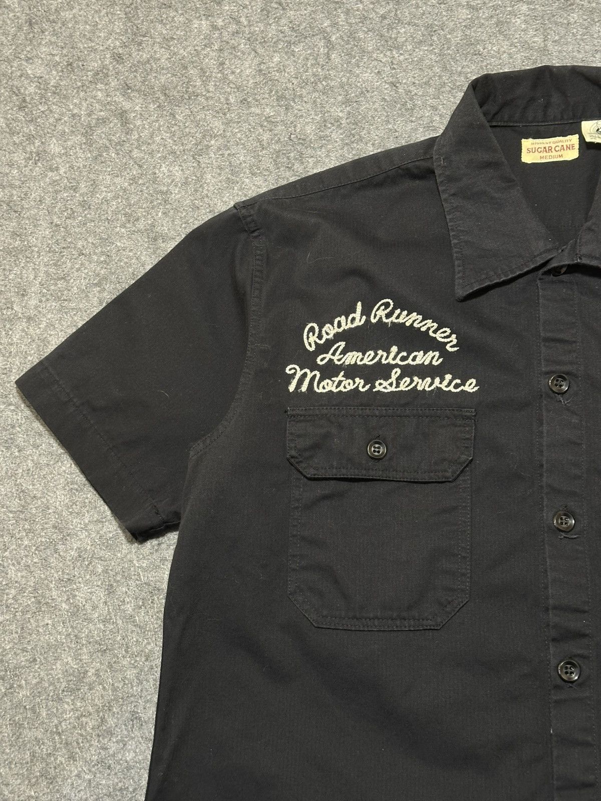 Sugar Cane Sugar Cane Road Runner short-sleeve work shirt. Size US M / EU 48-50 / 2 - 6 Thumbnail