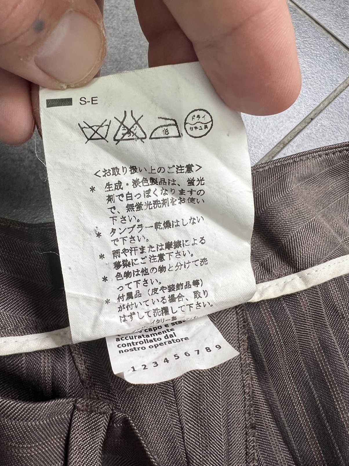 Dolce & Gabbana × Vintage D&G Golden logo Dolce & Gabbana wool silk pants trousers Size 26" / US 2 / IT 38 - 8 Thumbnail