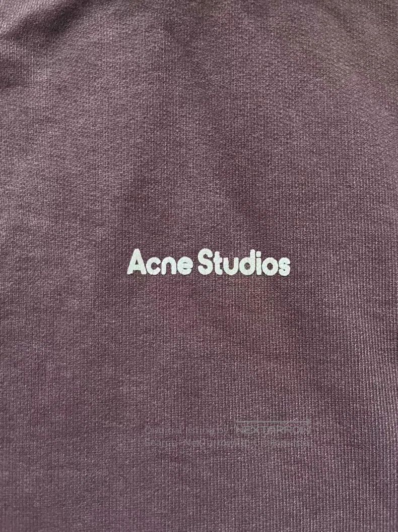 Acne Studios Acne Studios Logo embroidered hooded sweater, purple Size XXS / US 00 / IT 34 - 3 Thumbnail
