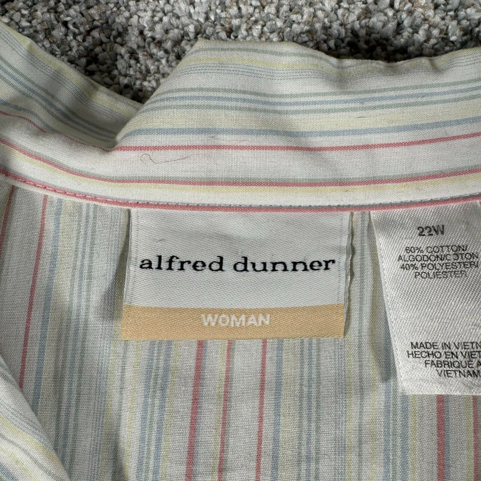 Other Alfred Dunner Top 22W Plus Cottagecore Embroidery 90s Y2K Size 3XL / US 20-22 - 8 Thumbnail