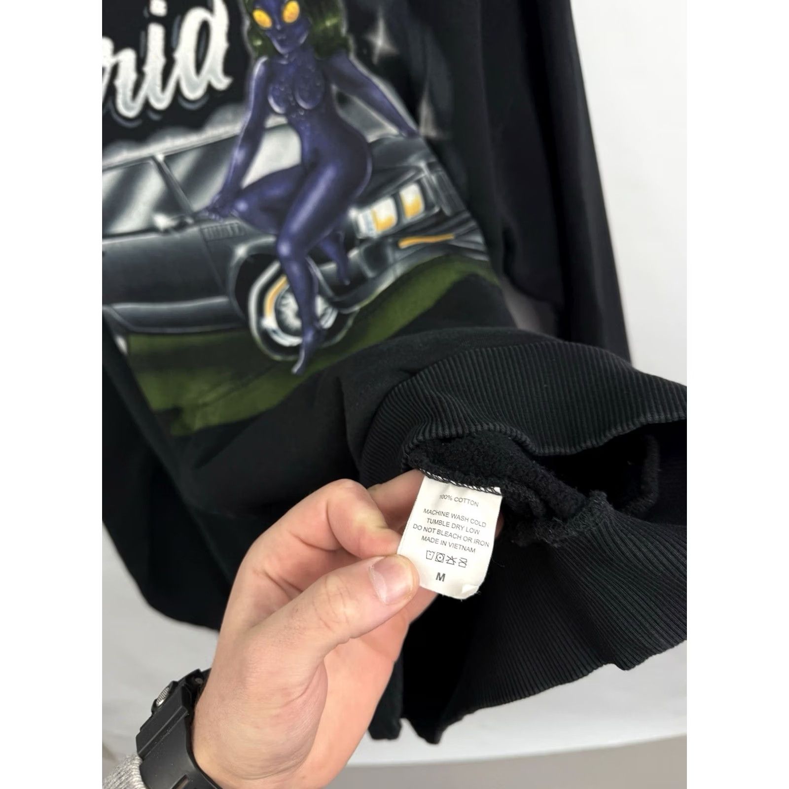 Vintage VINTAGE Kendrick Lamar SZA Grand National Tour GNX Lana SOS Gloria Hoodie Mens M Black Pullover GNX Tour Merch Size US M / EU 48-50 / 2 - 7 Thumbnail