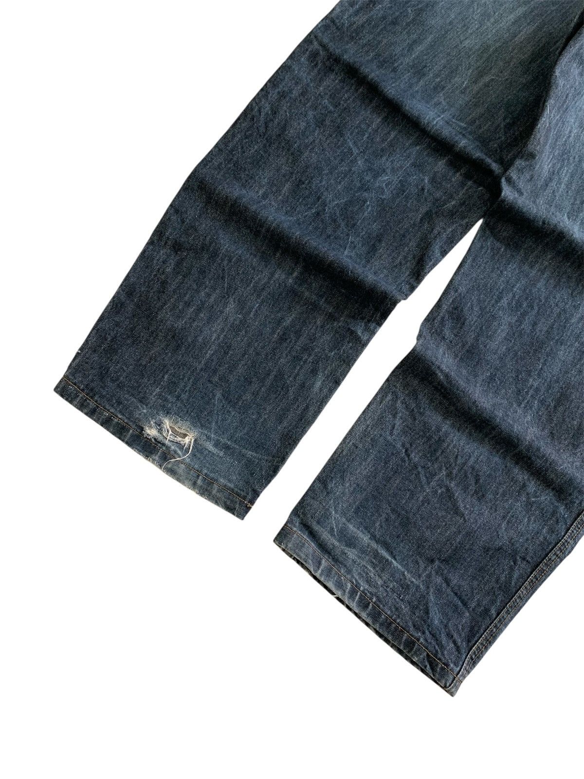 JNCO Vintage 90s Makaveli 2pac Carpenter Baggy Jeans Size US 34 / EU 50 - 2 Thumbnail