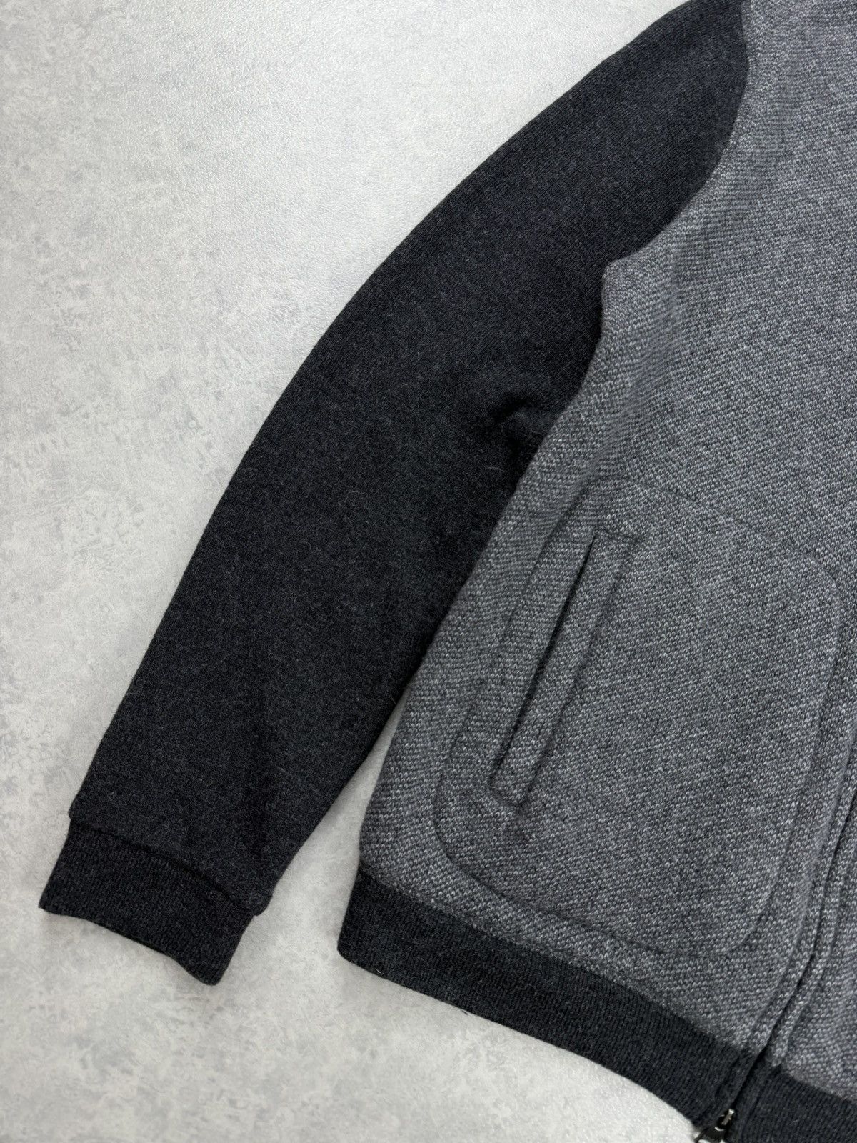 Woolrich Woolen Mills Woolrich Wool Zip Sweater Grey Black Men’s M Size US M / EU 48-50 / 2 - 4 Thumbnail
