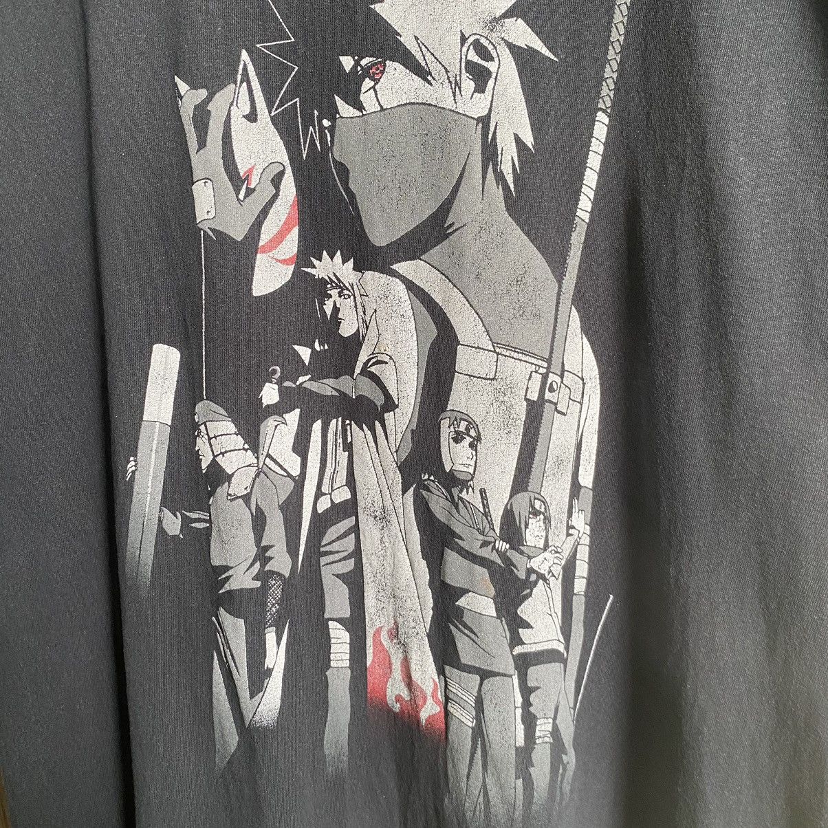 Anime Thrashed Faded Vintage Naruto Anbu Squad ERD GRUNGE GRAIL T Size US XL / EU 56 / 4 - 3 Thumbnail