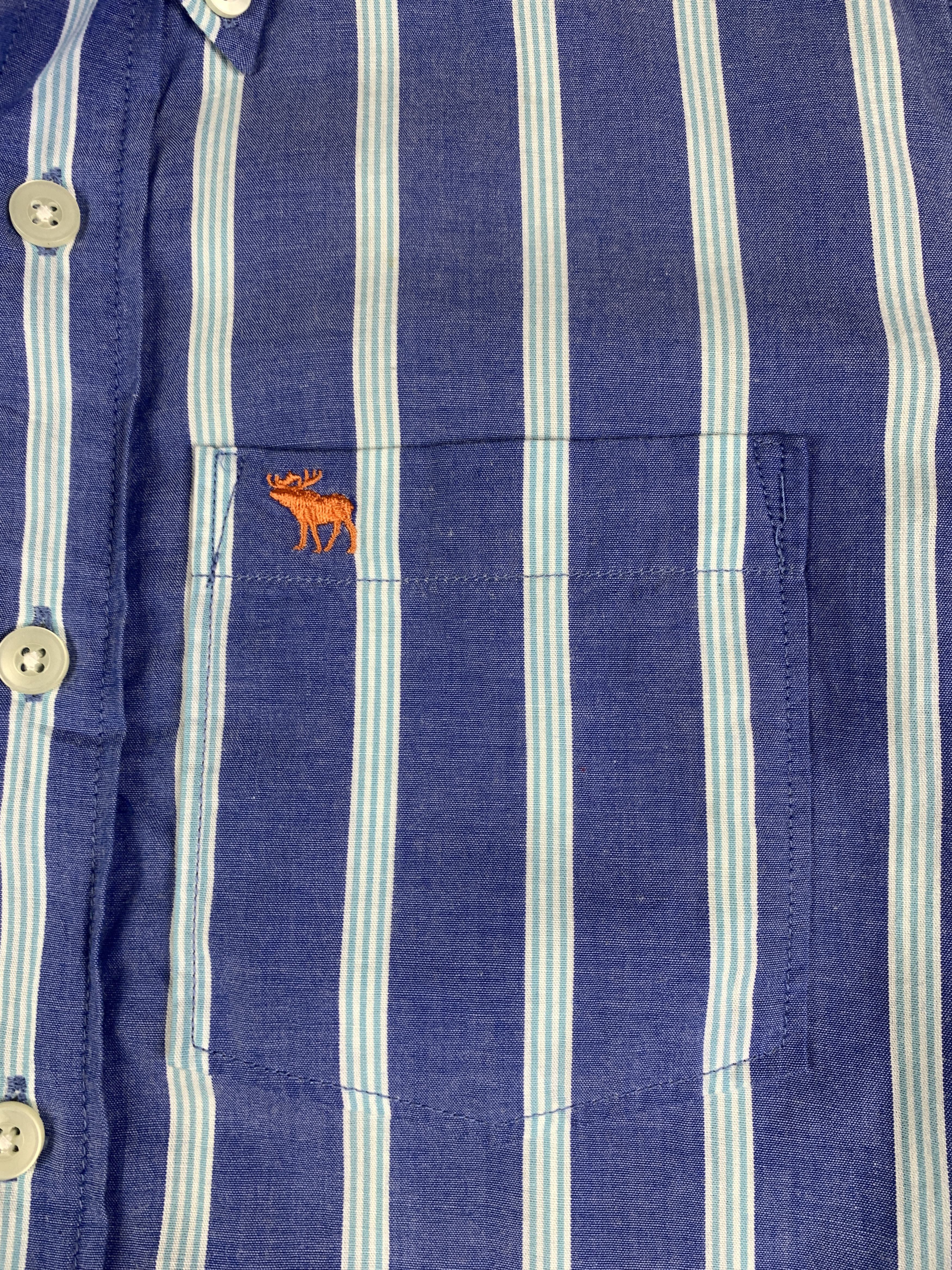 Abercrombie & Fitch Abercrombie & Fitch Stripes Pocket Shirt (XL) Size XL / US 12-14 / IT 48-50 - 4 Thumbnail