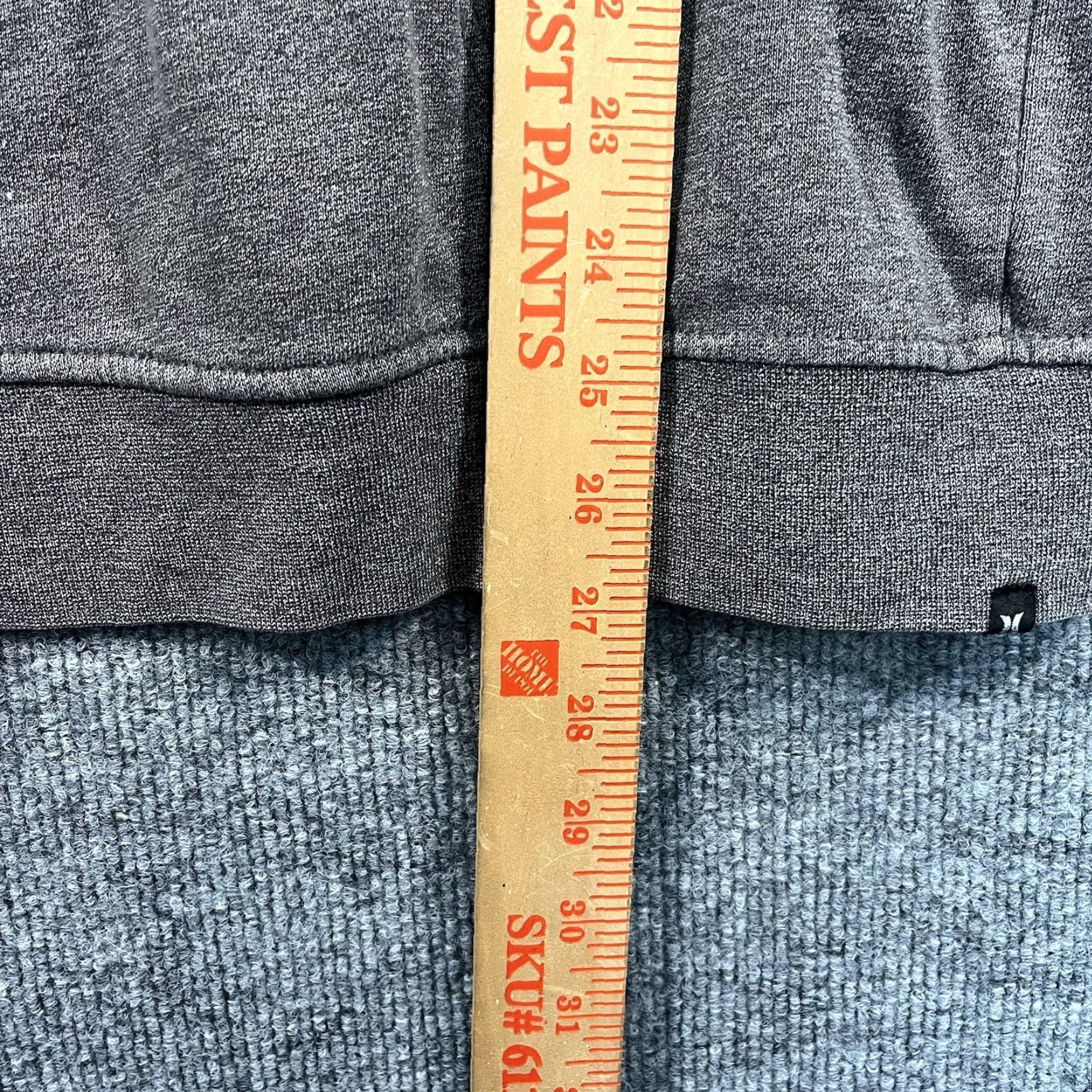 Hurley VINTAGE Hurley Hoodie Mens Large Gray Full Zip Grunge Y2K Sherpa Surf Skater Goth Embroidered Logo Zipper Size US L / EU 52-54 / 3 - 5 Thumbnail