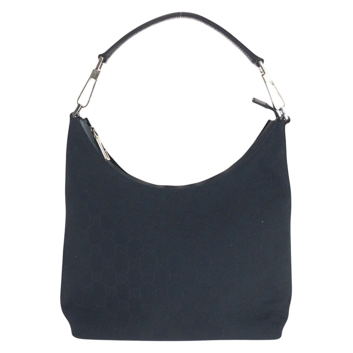 Gucci Gucci Gucci GG Canvas/Leather Hobo Shoulder Bag 000 0602 Canvas Shoulder Bag 000 0602 DUTY FREE for USA Size ONE SIZE - 1 Thumbnail
