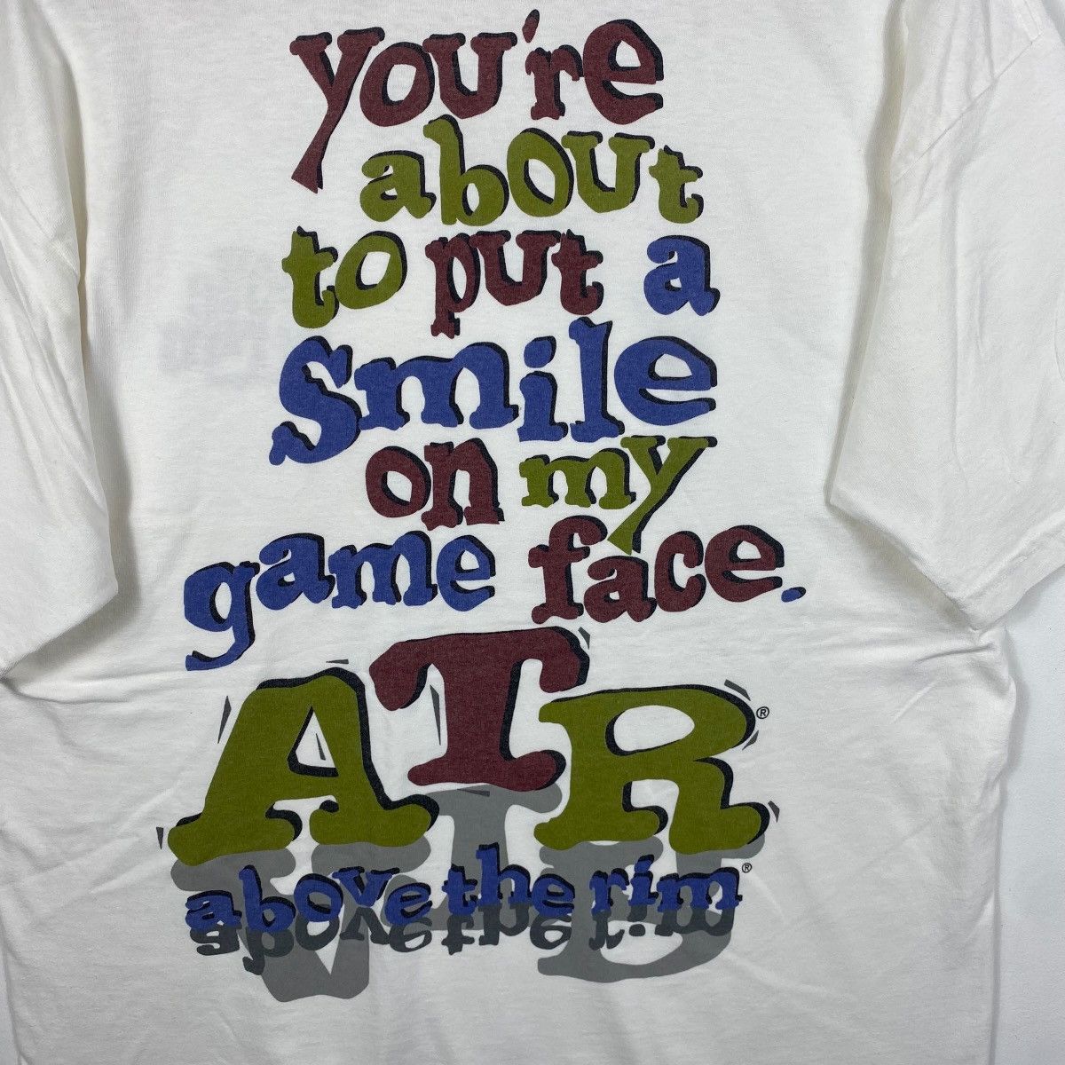Reebok Vintage 90s REEBOK Above The Rim Hoopwear Graphic Tee Shirt Size US L / EU 52-54 / 3 - 2 Thumbnail