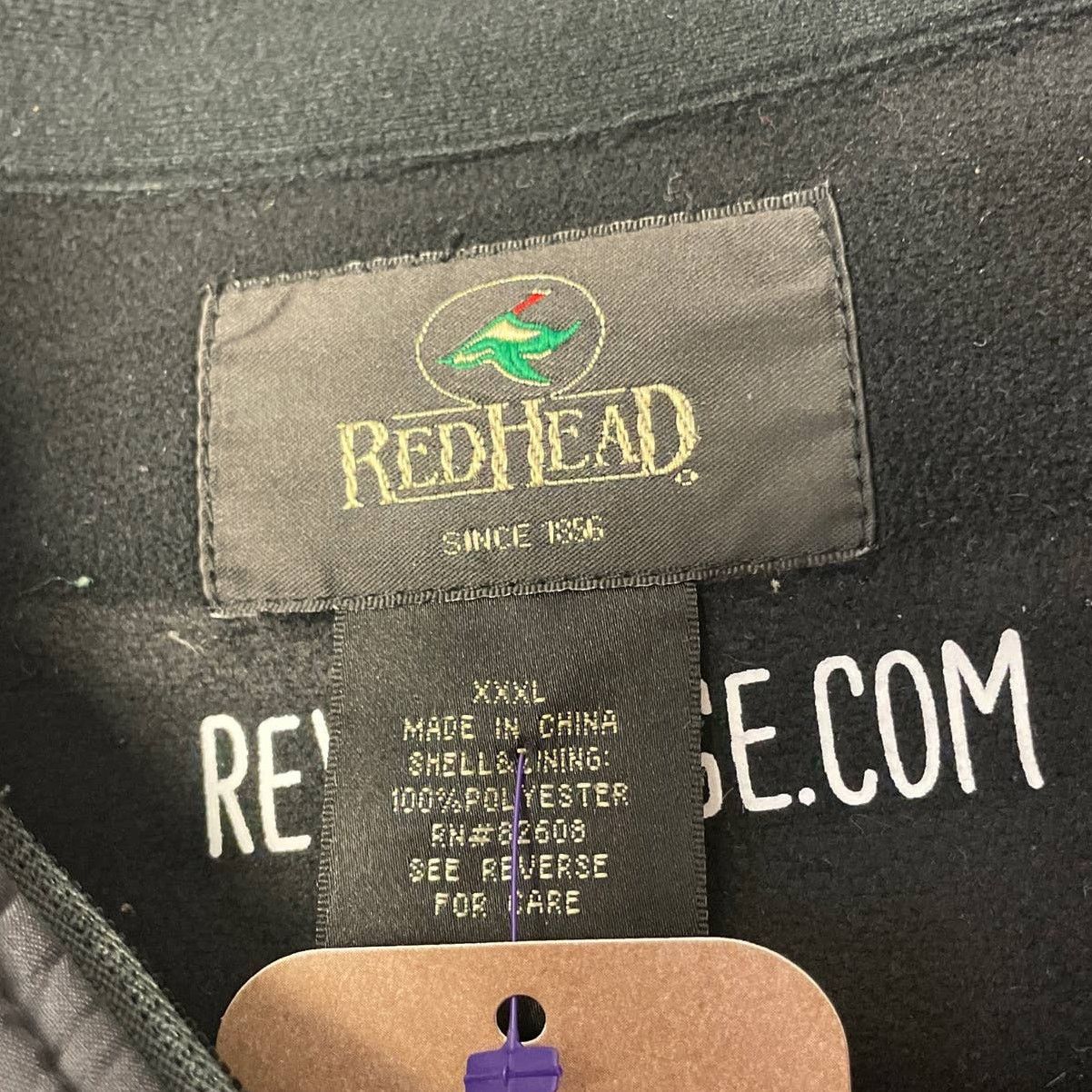 Redhead Hand Printed 3XL Poppy Flower Weatherproof Full Zip Jacket Size 3XL / US 20-22 - 5 Thumbnail