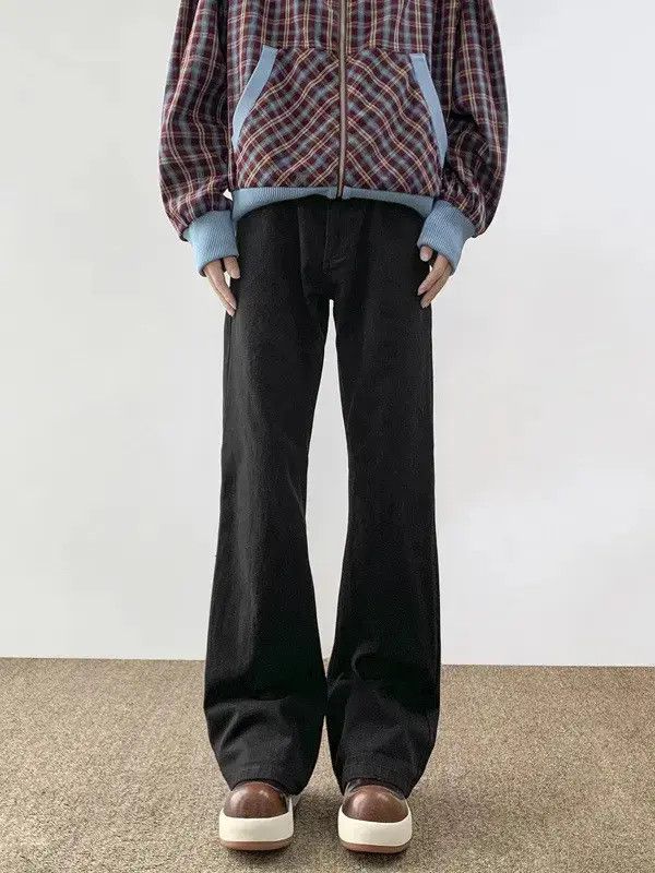 Japanese Brand Retro loose high street straight leg jeans Size US 32 / EU 48 - 2 Thumbnail
