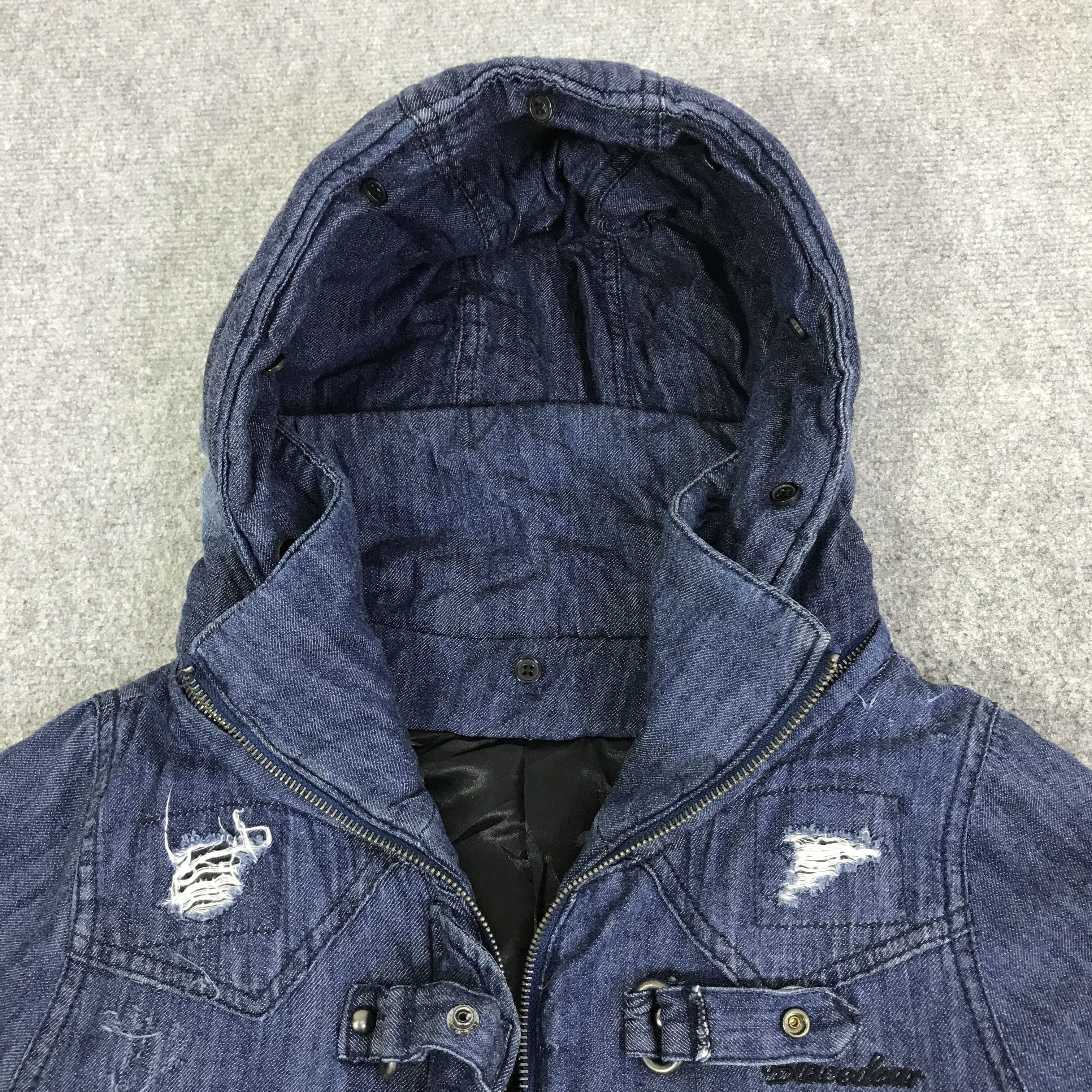 If Six Was Nine BLACEDEAR DISTREES STYLE PUNK JACKET K53B24 Size US S / EU 44-46 / 1 - 7 Thumbnail