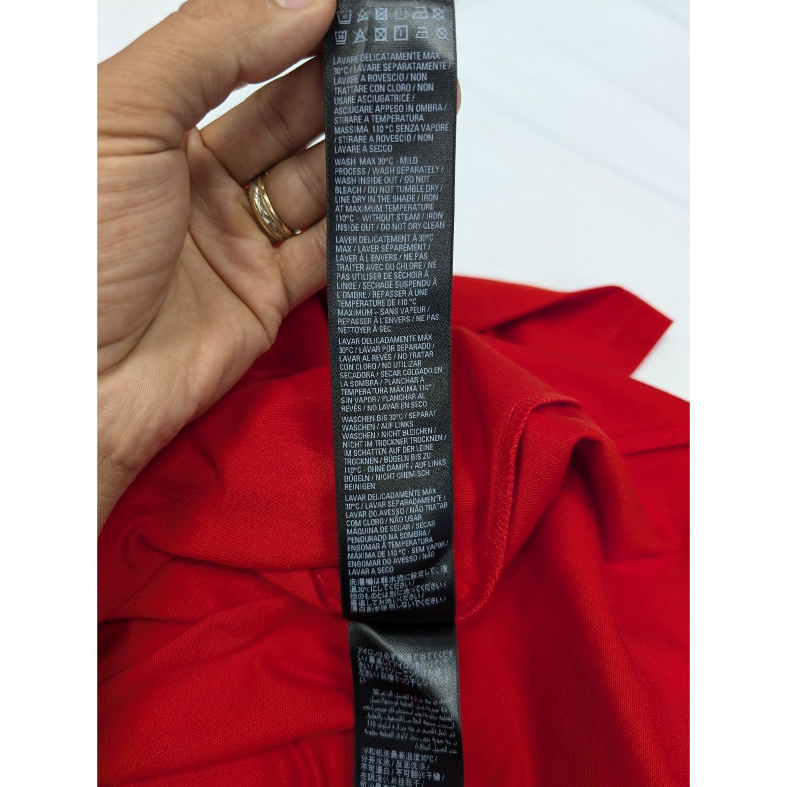 Balenciaga o1rshd1 Q:2 / Embro Pol Campgn Vintage Jersey T-Shirt in Red Size US XS / EU 42 / 0 - 8 Thumbnail