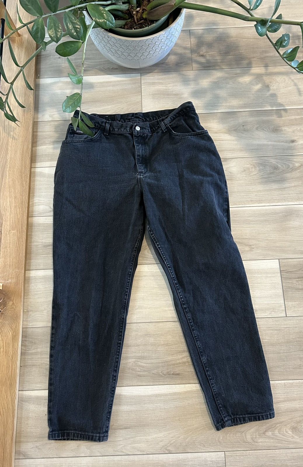 Other Black Denim Rider Jeans Size US 36 / EU 52 - 1 Thumbnail