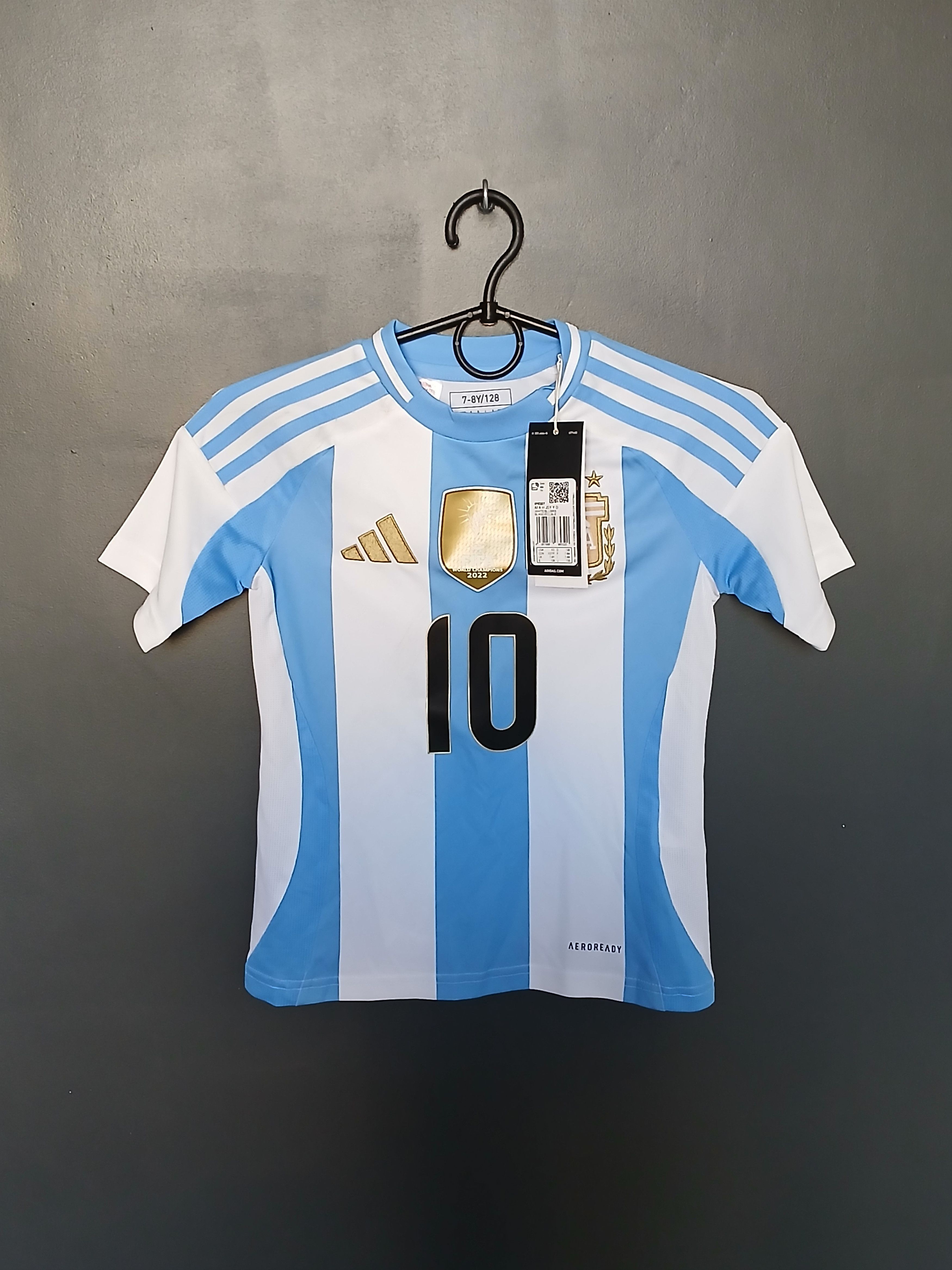 Adidas KIDS Argentina National Team 24/25 Home Football Jersey Size US XS / EU 42 / 0 - 1 Thumbnail