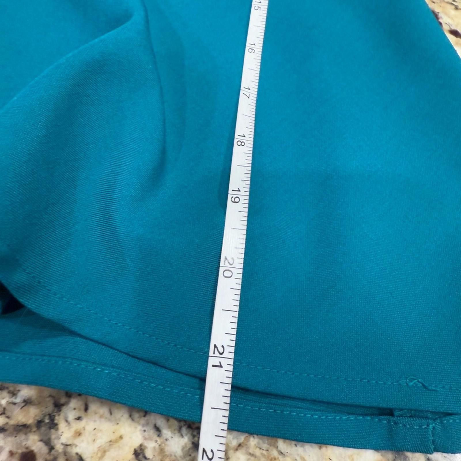 Other Banana Republic Factory teal midi skirt Plus size 20 Tall Size 30" / US 8 / IT 44 - 7 Thumbnail
