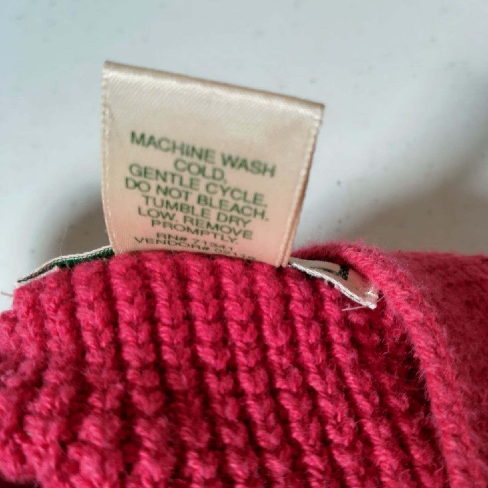 Vintage VINTAGE L.L. Bean Cardigan Sweater Small Red Cotton Ribbed Knit V Neck USA Made Womens Size S / US 4 / IT 40 - 4 Thumbnail