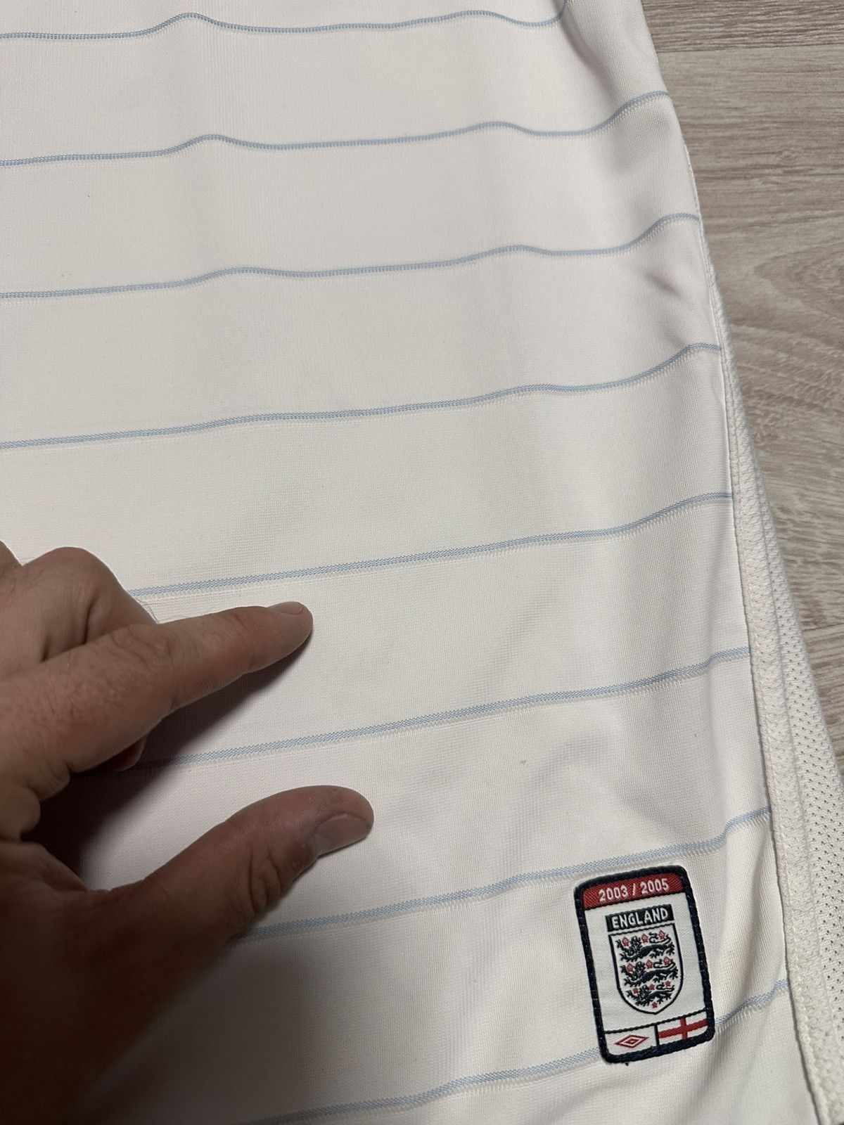 Umbro Vintage Umbro Jersey National Tram England 2003/05 Two side Size US XL / EU 56 / 4 - 11 Thumbnail
